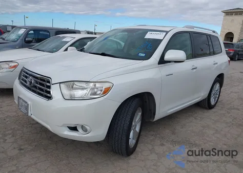 2010 Toyota Highlander Limited V6 z USA, uszkodzony, nr VIN 5TDYK3EH4AS007030